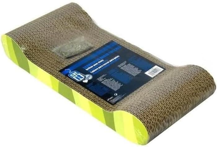 Catit Style Scratcher Jungle-Stripe Lounge curved cardboard scratcher