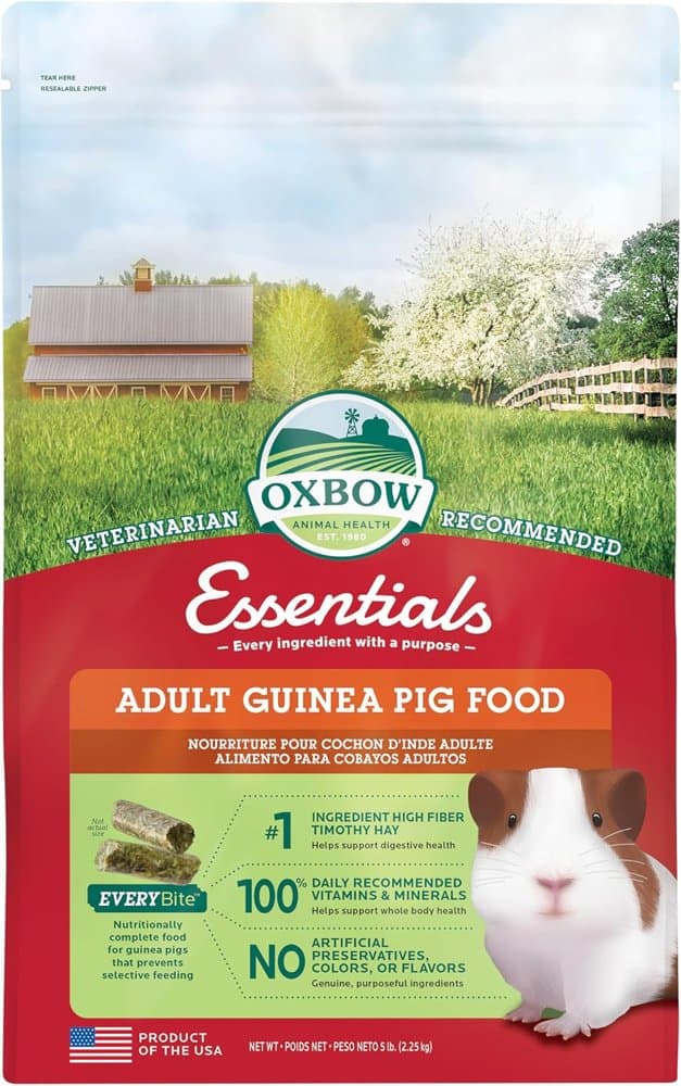Oxbow Essentials adult guinea pig food pellets