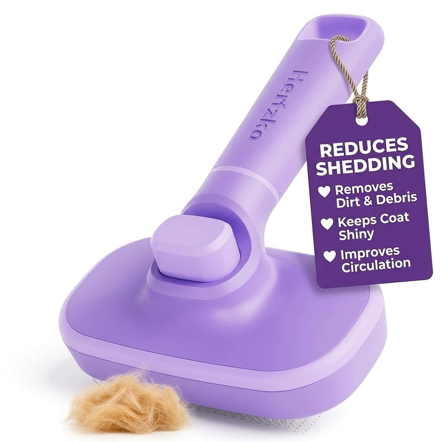 Hertzko self-cleaning slicker brush