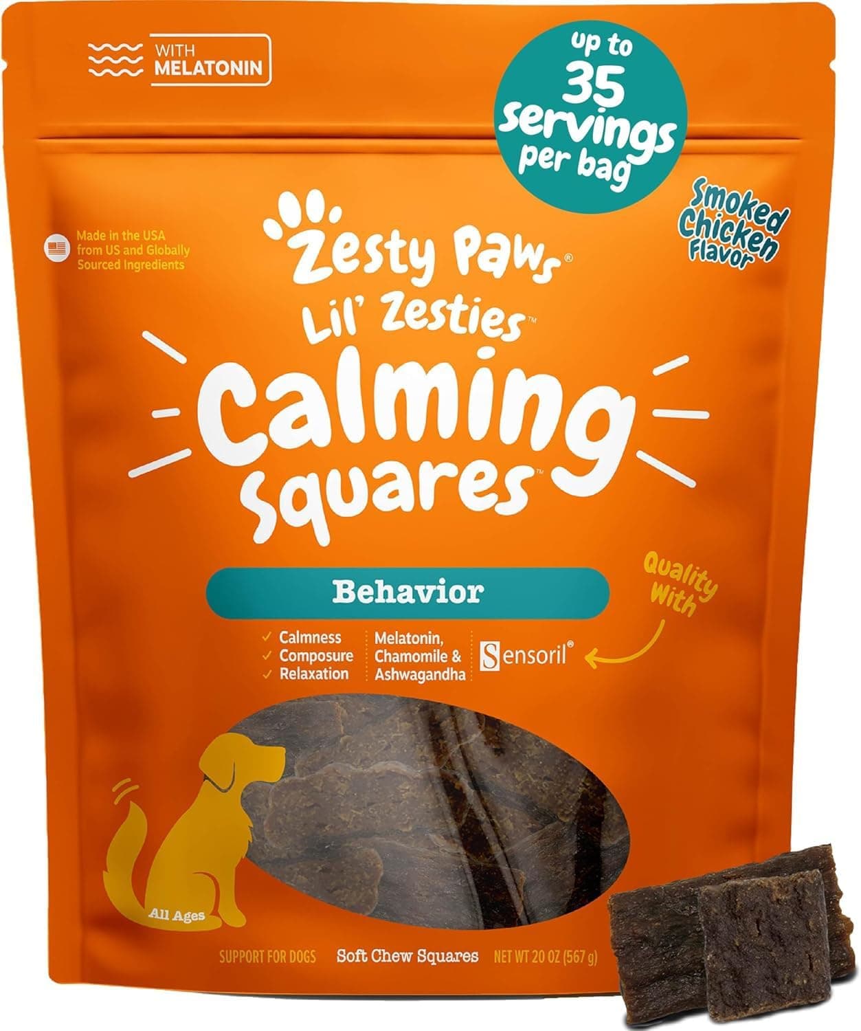 Zesty Paws calming soft chews