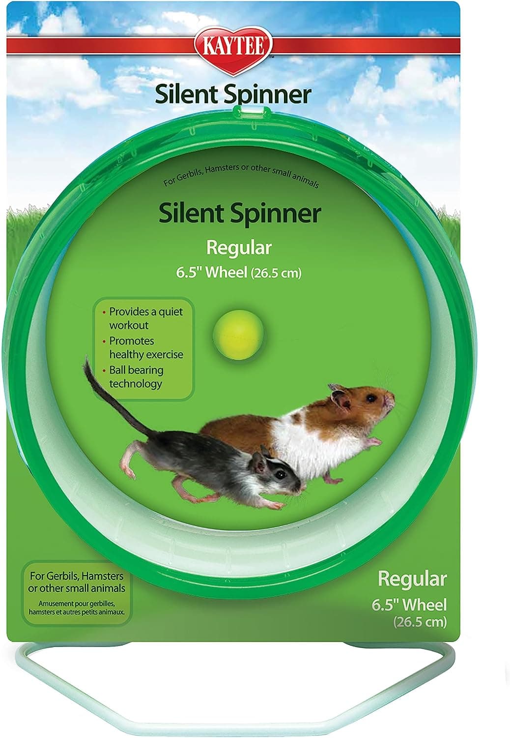 Kaytee Silent Spinner 6.5 inch hamster exercise wheel