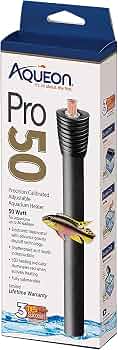 Aqueon Pro adjustable 50 watt aquarium heater