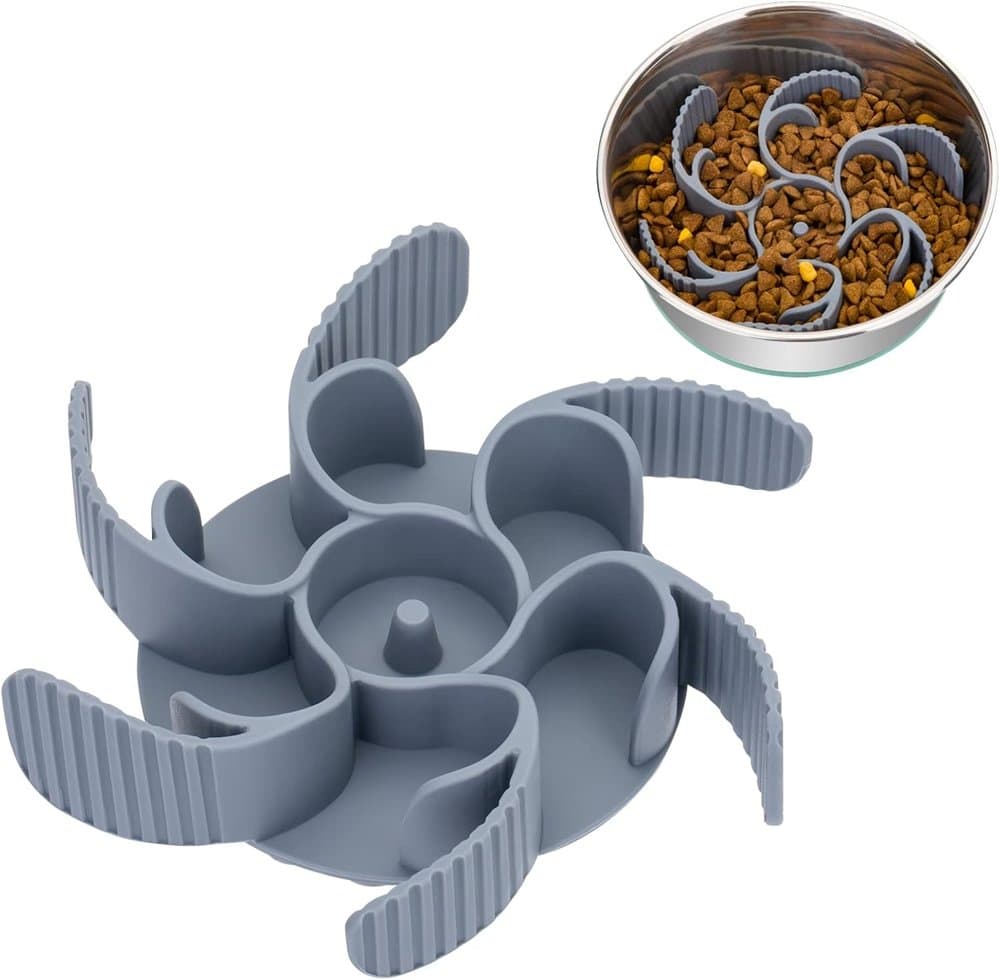 Keegud Slow Feeder Dog Bowls Insert [Octopus Suction Cups] product photo