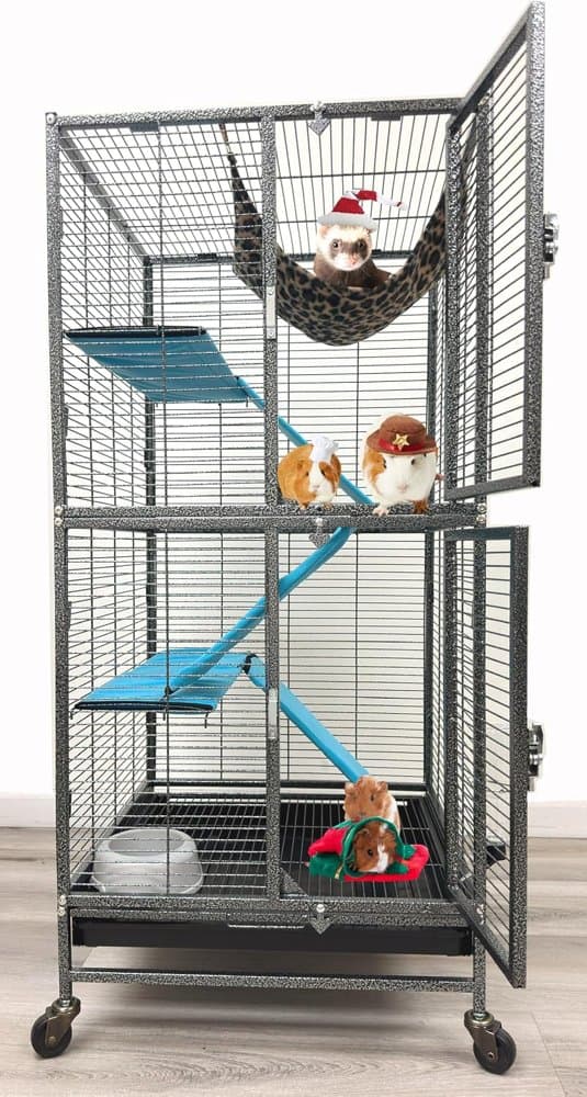 Mcage Deluxe Double Unit Two Full Story Small Animal Critter Home product photo