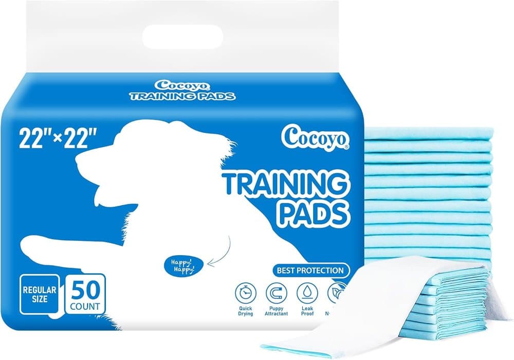 COCOYO Best Value 22"x22" Dog Training Pads 50 Count product photo