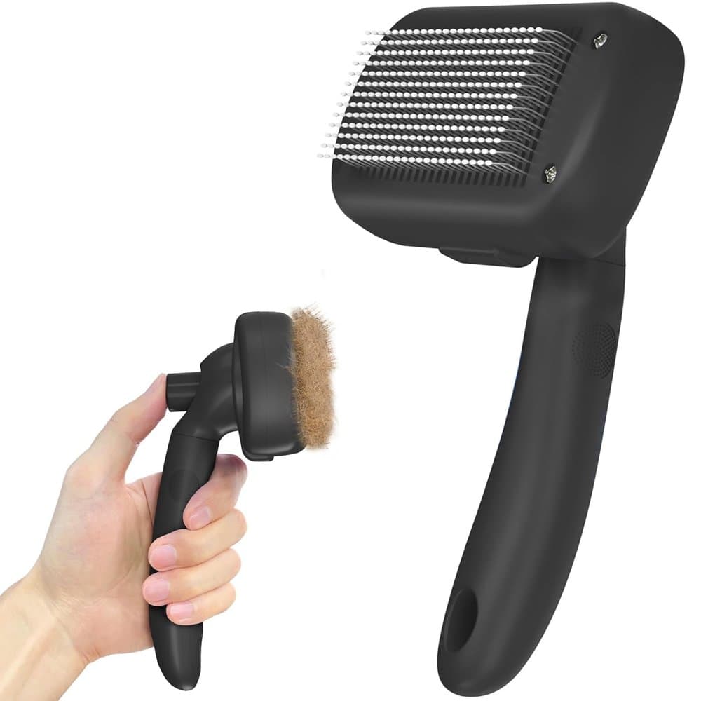Dipoo Self Cleaning Shedding Brush - Skin Friendly Grooming product photo