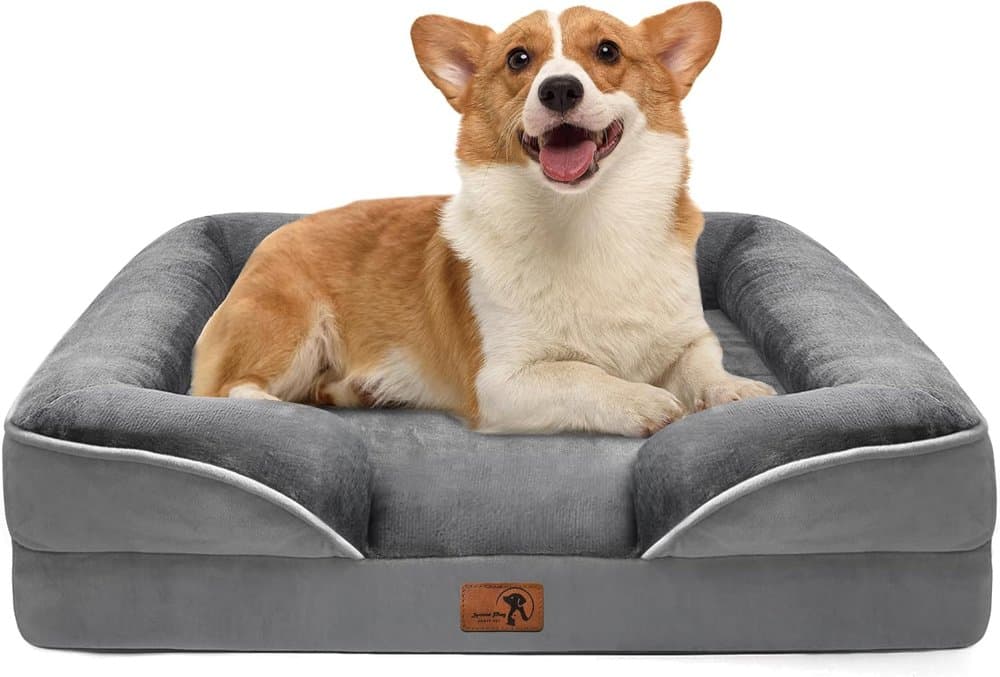 Spotted Play Orthopedic Dog Bed with Sides - Dog Sofa Beds product photo