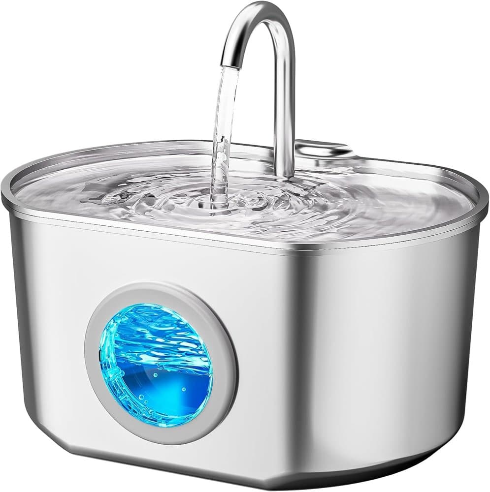 Neareal Cat Water Fountain Stainless Steel: 74oz/2.2L Cat Fountain product photo
